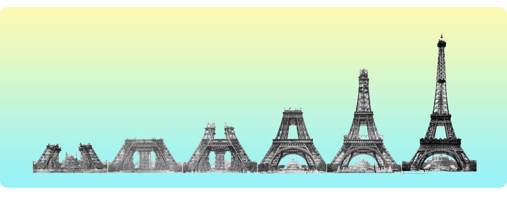 AF Eiffel Tower stages